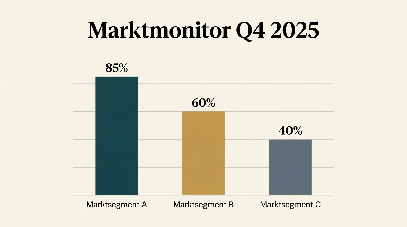 Diagramm der GGL-Marktmonitor-Daten für das vierte Quartal 2025 mit Bruttospielerträgen je Segment